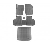 Rezaw-Plast Car Mats for 2006-2011 Mercedes ML Floor Mats & Cargo Mat All Weather Gray