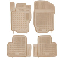 Rezaw-Plast Rubber Car Mats for 2006-2011 Mercedes ML Floor Mats Tailored Beige