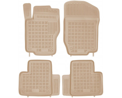 Rezaw-Plast Rubber Car Mats for 2006-2011 Mercedes ML Floor Mats Tailored Beige