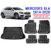 REZAW PLAST Custom Fit Floor Mats - Exact Fit for Mercedes GLA 2014-2020 Odor Molded