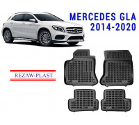 REZAW PLAST Floor Liners for Mercedes GLA 2014-2020 Vehicle-Specific Easy to Clean