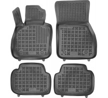 Rezaw-Plast Rubber Floor Mats for 2016-2023 Mini Cooper Clubman II Car Mats F54 Black