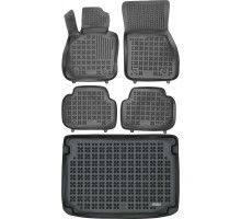 Rezaw-Plast Car Mats for 2016-2023 Mini Cooper Clubman II Floor Mats & Car Mat F54 Black