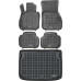 Rezaw-Plast Car Mats for 2016-2023 Mini Cooper Clubman II Floor Mats & Car Mat F54 Black