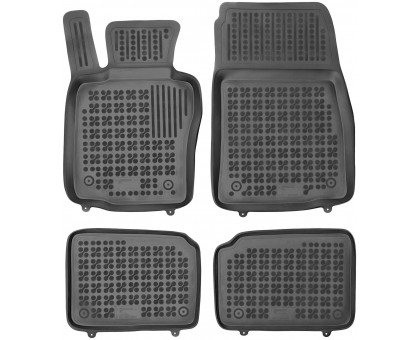 Rezaw-Plast Rubber Car Mats for 2010-2016 Mini Cooper Countryman I Floor Mats Black