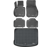 Rezaw-Plast Floor Mats  for 2017-2023 Mini Cooper Countryman II Car Mats Set Black