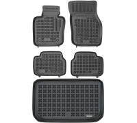 Rezaw-Plast Floor Mats for 2014-2021 Mini Cooper S Car Mats & Cargo Mat Tailored Black