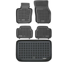 Rezaw-Plast Floor Mats for 2014-2021 Mini Cooper S Car Mats & Cargo Mat Tailored Black