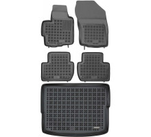 Rezaw-Plast Floor Mats for 2018-2023 Mitsubishi Eclipse Cross Car Mats & Cargo Mat Black