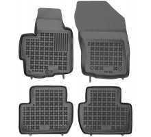 Rezaw-Plast Rubber Car Mats for 2007-2013 Mitsubishi Outlander Floor Mats Black