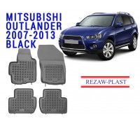 Rezaw-Plast  Rubber Floor Mats Set for Mitsubishi Outlander 2007-2013