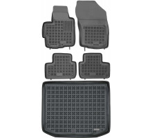 Rezaw-Plast Floor Mats for 2011-2023 Mitsubishi Outlander Sport Car Mats & Cargo Mat Black