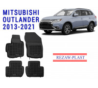 REZAW PLAST SUV Mats for Mitsubishi Outlander 2013-2021 Waterproof Interior Shields