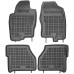 Rezaw-Plast Rubber Floor Mats for 2006-2020 Nissan Frontier Car Mats Black