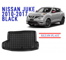 Rezaw-Plast  Rubber Trunk Mat for Nissan Juke 2010-2017 Black