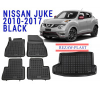 REZAW PLAST Floor Liners Set for Nissan Juke 2010-2017 Top-Quality Mats & Custom Fit Design