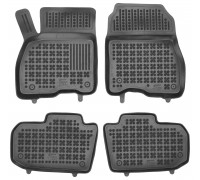 Rezaw-Plast Rubber Floor Mats for 2018-2024 Nissan Leaf Car Mats Custom Fit Black