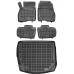 Rezaw-Plast Car Mats for 2018-2024 Nissan Leaf Floor Mats & Cargo Mat Odorless Black