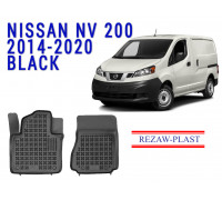 REZAW PLAST Floor Liners for Nissan NV200 2014-2020 Anti-Slip Durable Molded