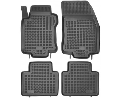 Rezaw-Plast Rubber Floor Mats for 2014-2020 Nissan Rogue Car Mats Anti-Slip Black