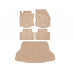 Rezaw-Plast Car Mats Set for 2014-2020 Nissan Rogue Floor Mats & Cargo Mat Beige