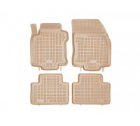 Rezaw-Plast Car Floor Mats for 2014-2020 Nissan Rogue Car Mats Odorless Beige