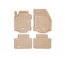 Rezaw-Plast Car Floor Mats for 2014-2020 Nissan Rogue Car Mats Odorless Beige