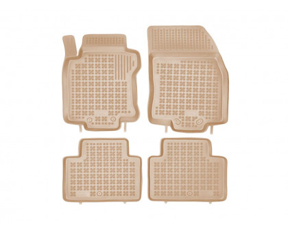 Rezaw-Plast Car Floor Mats for 2014-2020 Nissan Rogue Car Mats Odorless Beige