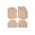 Rezaw-Plast Car Floor Mats for 2014-2020 Nissan Rogue Car Mats Odorless Beige