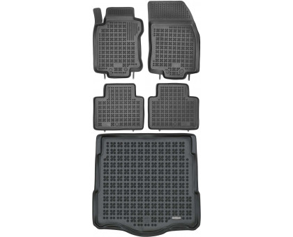 Rezaw-Plast Car Mats for 2014-2020 Nissan Rogue Bottom Floor Mats Set Waterproof Black