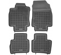 Rezaw Plast Car Mats for 2006-2012 Nissan Versa Floor Mats All Season Black