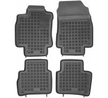 Rezaw Plast Car Mats for 2006-2012 Nissan Versa Floor Mats All Season Black