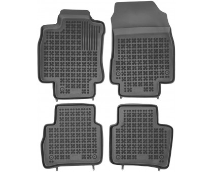 Rezaw-Plast Car Mats for 2006-2012 Nissan Versa Floor Mats All Season Black