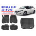 REZAW PLAST Vehicle Mats Set for Nissan Leaf 2018-2021 Molded All Weather Anti Slip Odorless
