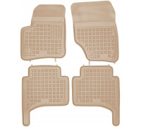 Rezaw-Plast Floor Mats for 2002-2010 Porsche Cayenne Car Mats All Weather Beige