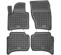 Rezaw-Plast Car Mats for 2011-2018 Porsche Cayenne Floor Mats Anti-Slip Black