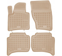 Rezaw-Plast Car Floor Mats for 2011-2018 Porsche Cayenne Car Mats Custom Fit Beige