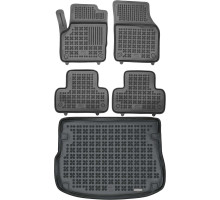 Rezaw-Plast Rubber Floor Mats for 2011-2018  Range Rover Evoque Car Mats Set Black