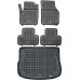 Rezaw-Plast Rubber Floor Mats for 2011-2018  Range Rover Evoque Car Mats Set Black