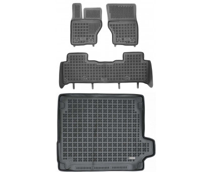 Rezaw-Plast Floor Mats for 2014-2021 Range Rover Sport Car Mats & Cargo Mat Tailored Black