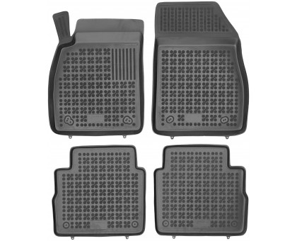 Rezaw-Plast Floor Mats for 2010-2012 Saab 9-5 Aero Car Mats Waterproof Black