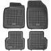 Rezaw-Plast Rubber Floor Mats for 2002-2011 Saab 9-3 Car Mats Sedan Tailored Black