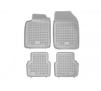 Rezaw-Plast Car Floor Mats for 2002-2011 Saab 9-3 Floor Mats Sedan All Weather Gray