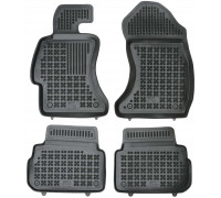 Rezaw-Plast Rubber Floor Mats for 2018-2023 Subaru Crosstrek Car Mats XV All Season Black