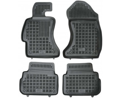 Rezaw-Plast Rubber Floor Mats for 2018-2023 Subaru Crosstrek Car Mats XV All Season Black