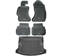 Rezaw-Plast Car Mats for 2018-2023 Subaru Crosstrek Floor Mats & Cargo Mat XV Tailored Black