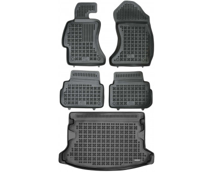 Rezaw-Plast Car Mats for 2018-2023 Subaru Crosstrek Floor Mats & Cargo Mat XV Tailored Black