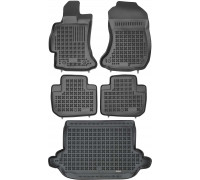 Rezaw-Plast Floor Mats for 2014-2018 Subaru Forester Car Mats & Cargo Mat Durable Black