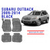 REZAW PLAST Floor Mats for Subaru Outback 2009-2014 Molded, Anti-Slip All-Weather