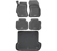 Rezaw-Plast Car Mats for 2015-2019 Subaru Outback Floor Mats & Cargo Mat All Season Black